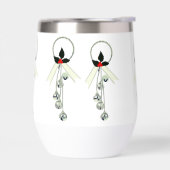 クリスマスリースワインタンブラー (左面)