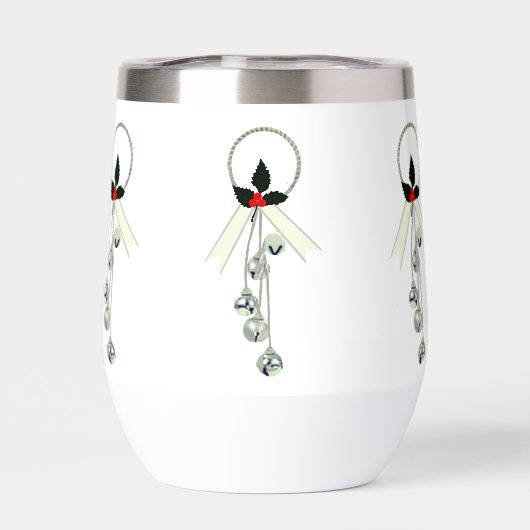 クリスマスリースワインタンブラー (背面)