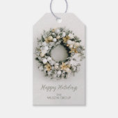 クリスマスリース事業 ギフトタグ (正面)