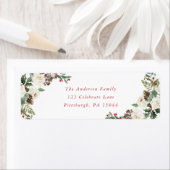 クリスマスリース住所 シール (インサイチュ)