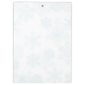 クリスマスリース信じタイポグラフィモノグラム クリップボード (裏面)