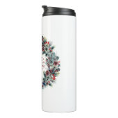 クリスマスリース信じタイポグラフィ タンブラー (回転右)