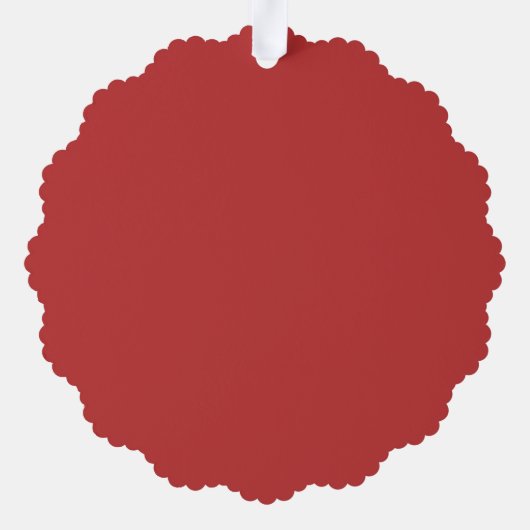 クリスマスリース家族の写真ラベル オーナメントカード (裏面)