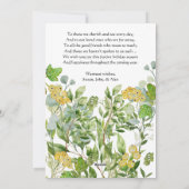 クリスマスリース水彩 シーズンカード (裏面)