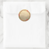 クリスマスリース缶詰自家製ゴールドメイソンジャー ラウンドシール (バッグ)