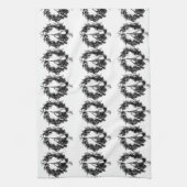 ***クリスマスリース***このキッチンタ素晴らしオル キッチンタオル (縦)