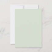 クリスマスリース ウェディング詳細カード 招待状 (裏面)