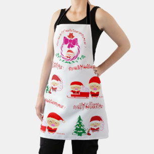 クリスマスリース エプロン