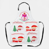 クリスマスリース エプロン (正面)