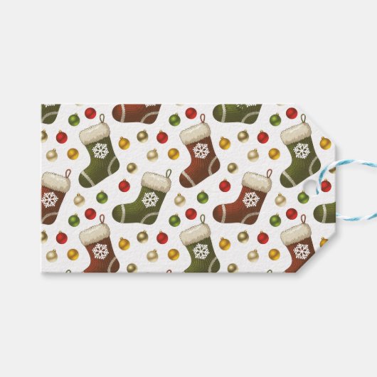 クリスマスリース ギフトタグ (正面(横))
