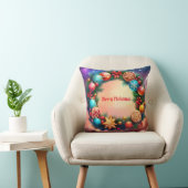 クリスマスリース クッション (椅子)