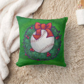 クリスマスリース クッション (ブランケット)