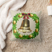 クリスマスリース クッション (ブランケット)