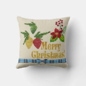 クリスマスリース クッション (裏面)