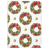 クリスマスリース クリップボード (裏面)