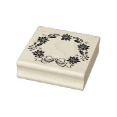 クリスマスリース ゴムスタンプ サイズ S M L ラバースタンプ (スタンプ)