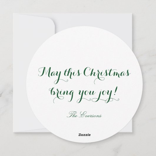 クリスマスリース シーズンカード (裏面)