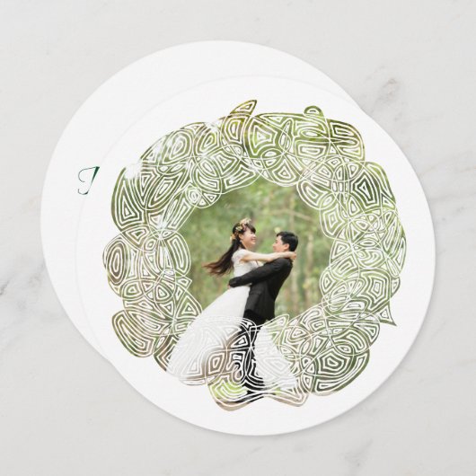 クリスマスリース シーズンカード (正面/裏面)