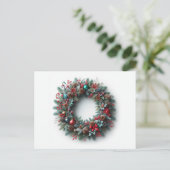 クリスマスリース シーズンポストカード (スタンド正面)