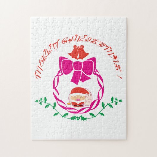 クリスマスリース ジグソーパズル (縦)
