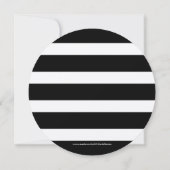 クリスマスリース&ストライプのダイニング招待状 招待状 (裏面)