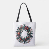 クリスマスリース トートバッグ (裏面)