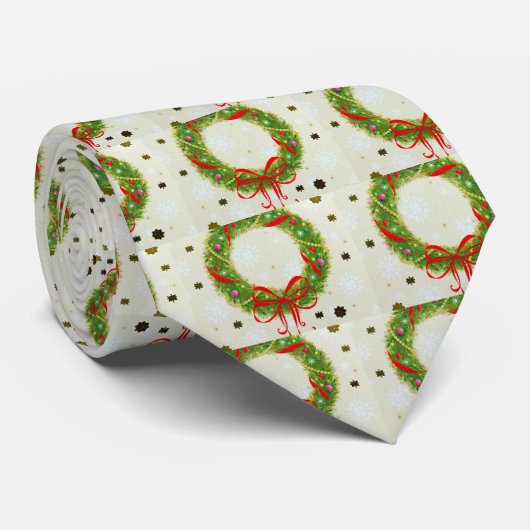 クリスマスリース ネクタイ (ロール)