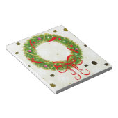 クリスマスリース ノートパッド (アングル)