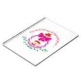 クリスマスリース ノートブック (左側)