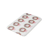 ***クリスマスリース*** バスマット (アングル)