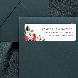 クリスマスリース |フローラの結婚休日 ラベル