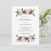 クリスマスリース |フローラ休日ブライダルシャワー 招待状 (スタンド正面)