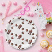 クリスマスリース ペーパープレート (パーティー)