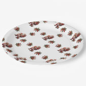 クリスマスリース ペーパープレート (アングル)