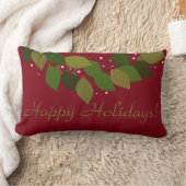 クリスマスリース |ミッ素朴クスとマッチ ランバークッション (ブランケット)