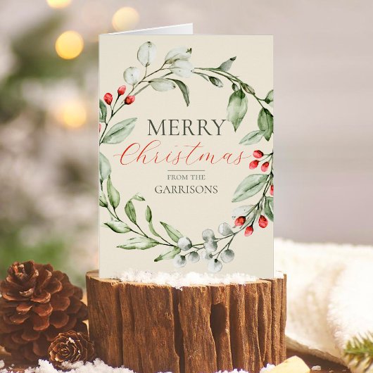 クリスマスリース メリークリスマス ノンフォト