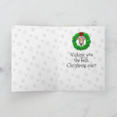 クリスマスリース&ライツウィペット – Fawn & White カード (内部)