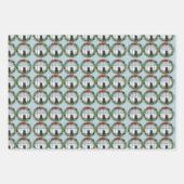 クリスマスリース ラッピングペーパーシート (正面)