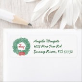 クリスマスリース ラベル (インサイチュ)