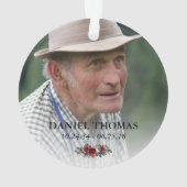 クリスマスリース |天国 オーナメント (裏面)