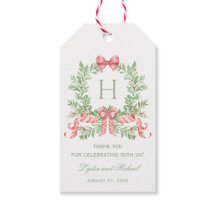 クリスマスリース（弓あり） |モノグラム結婚ズ