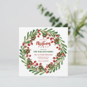 クリスマスリース 招待状 (スタンド正面)