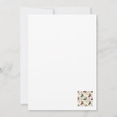 クリスマスリース 招待状 (裏面)