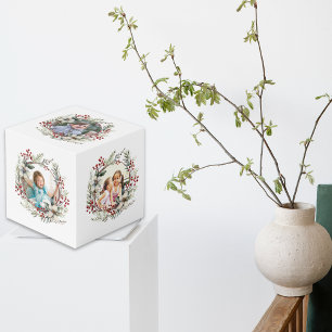 クリスマスリース,白い花,果実の写真cu フォトキューブ