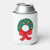 クリスマスリース 缶クーラー (缶裏面)