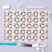 クリスマスリース 薄葉紙 (クラフト)