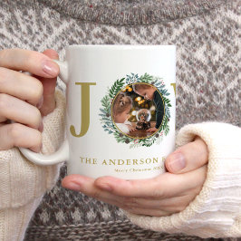 クリスマスリース「Joy」写真 コーヒーマグカップ