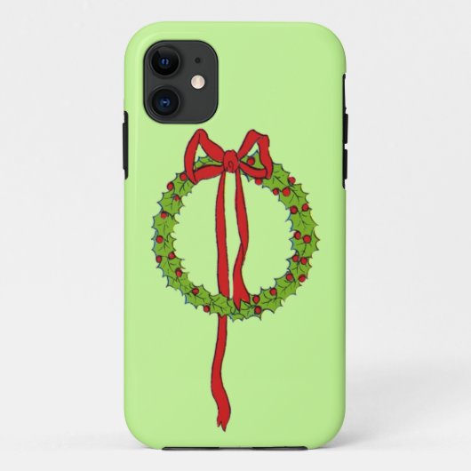 クリスマスリースiPhone5ケース Case-Mate iPhoneケース (裏面)