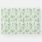 クリスマスリースwキャンディーケーンボウモノグラム結婚ズ ゲストブック (裏面)