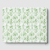 クリスマスリースwキャンディーケーンボウモノグラム結婚ズ ゲストブック (裏面)